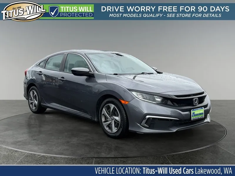 2019 Honda Civic LX in Other — front three-quarter view