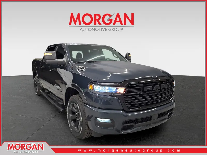 2026 Ram 1500 Big Horn in Forged Blue Metallic — front three-quarter view