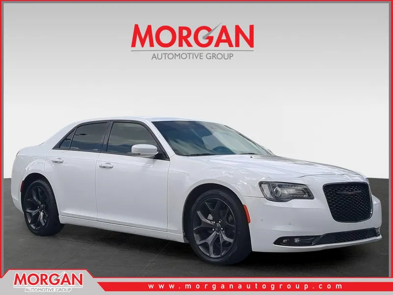 2021 Chrysler 300 S in White — front three-quarter view