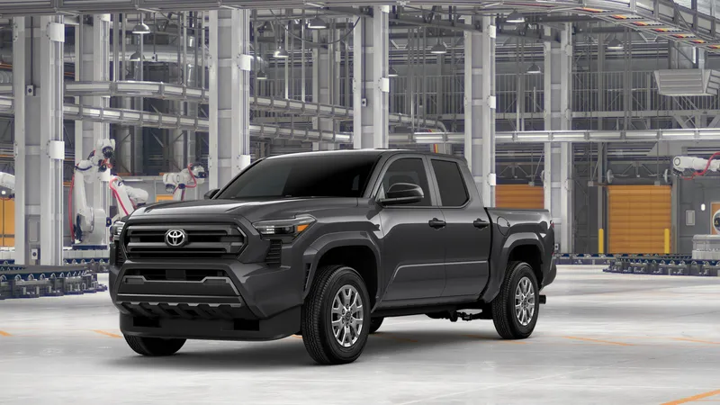 2026 Toyota Tacoma SR in Underground — front three-quarter view