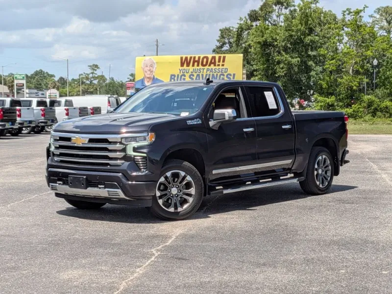 2023 Chevrolet Silverado 1500 High Country in Gray — front three-quarter view