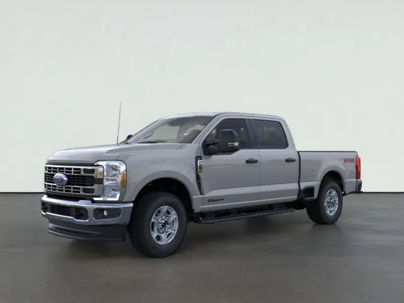 2026 Ford F-250 XLT in Avalanche — front three-quarter view