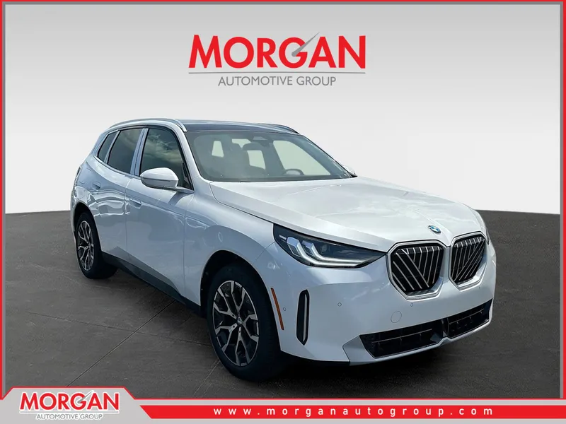 2026 BMW X3 30 xDrive in White — front three-quarter view