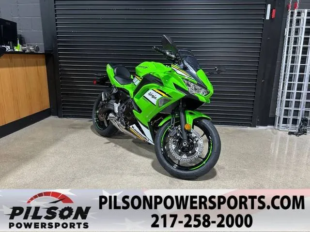 2025 Kawasaki Ninja® 650 ABS — front three-quarter view