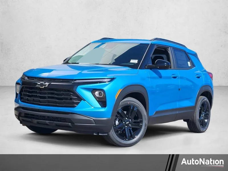 2026 Chevrolet Trailblazer LT in Marina Blue Metallic — front three-quarter view