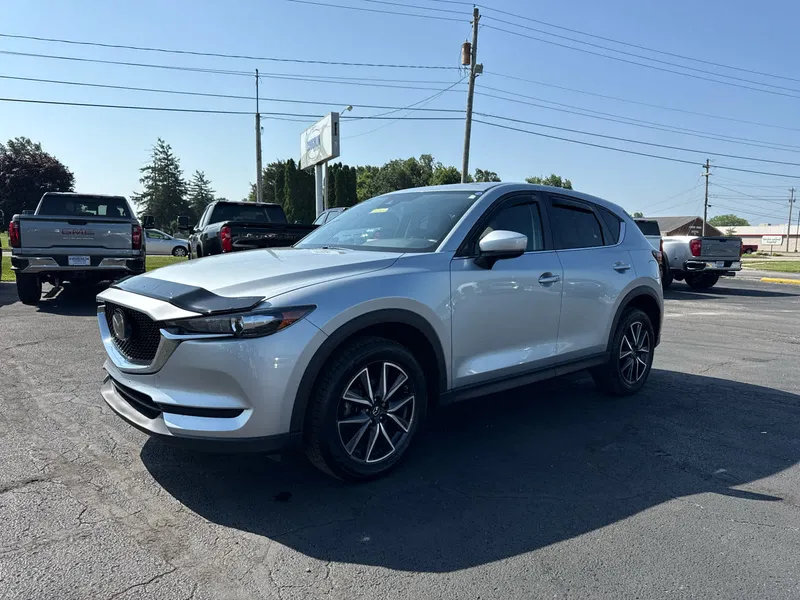 2018 Mazda Mazda CX-5 Touring in Silver — front three-quarter view