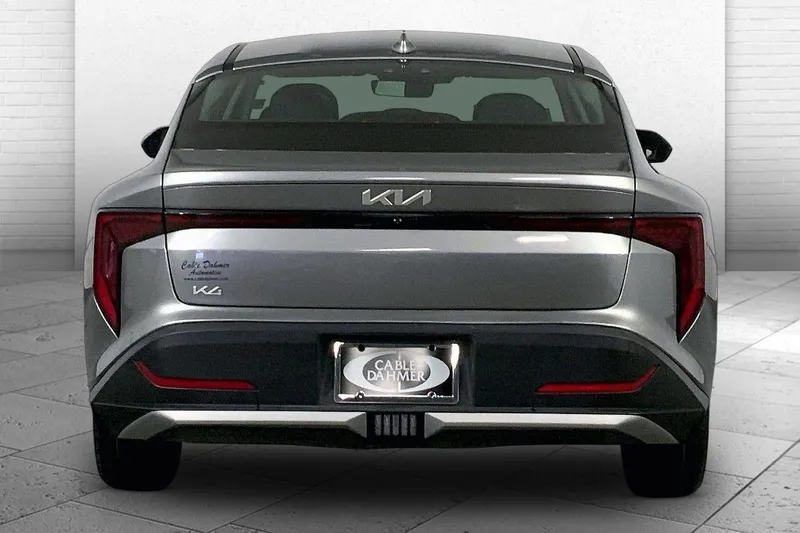 2025 Kia K4 — rear three-quarter view