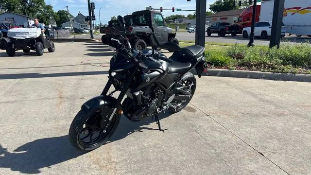 2026 Yamaha MT-03 — front three-quarter view
