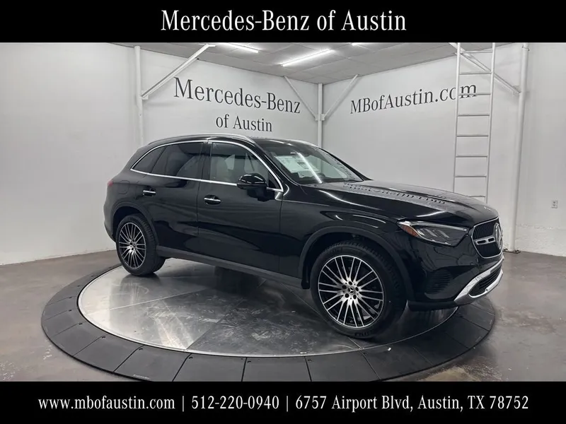 2026 Mercedes-Benz GLC 300 in Black — front three-quarter view
