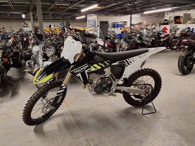 2024 Triumph TF 250X — front three-quarter view