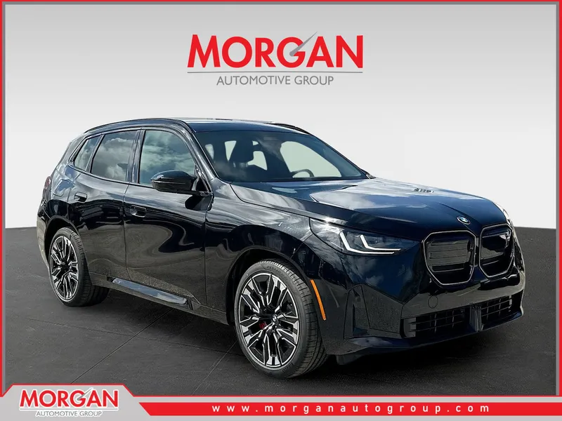 2026 BMW X3 M50 xDrive in Black Sapphire Metallic — front three-quarter view
