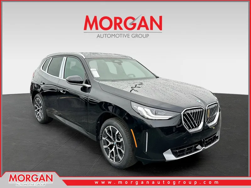 2026 BMW X3 30 xDrive in Black — front three-quarter view