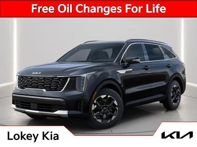 2026 Kia Sorento S in Panthera Metal — front three-quarter view