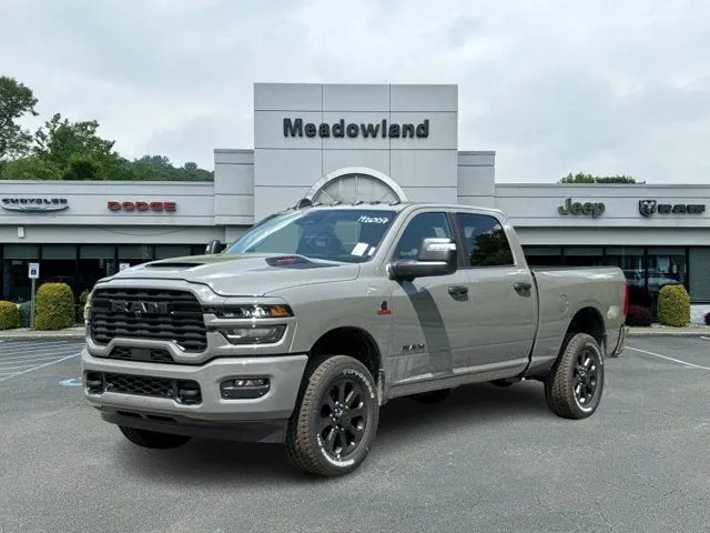 2026 RAM 2500 Big Horn in Ceramic Gray Clear-Coat Exterior Paint — front three-quarter view