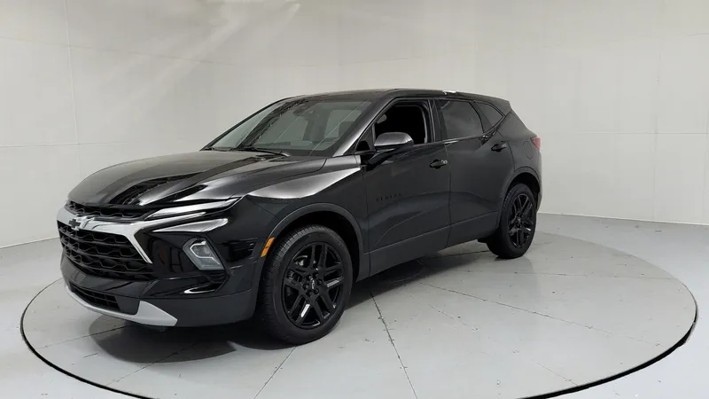 2024 Chevrolet Blazer 2LT in Black — front three-quarter view