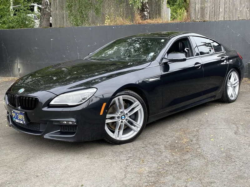 2016 BMW 6 Series 650i xDrive in Black — front three-quarter view