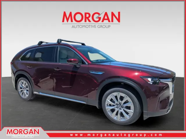 2026 Mazda CX-90 Premium Plus in Artisan Red Premium — front three-quarter view
