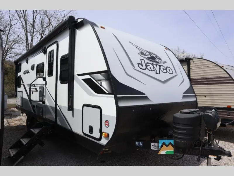 2025 Jayco Jay Feather 21MBH — front three-quarter view