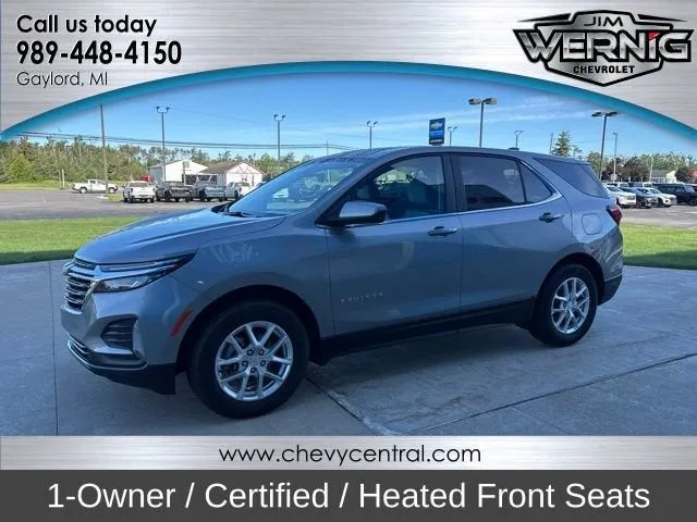 2023 Chevrolet Equinox LT in Sterling Gray Metallic — front three-quarter view