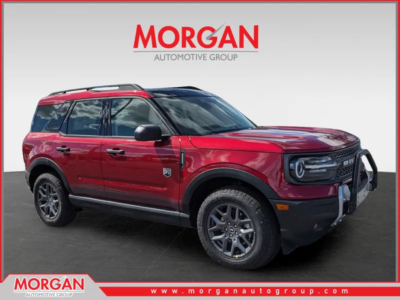 2025 Ford Bronco Sport Big Bend in Red — front three-quarter view