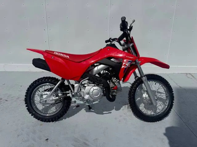 2026 Honda® CRF110F — front three-quarter view