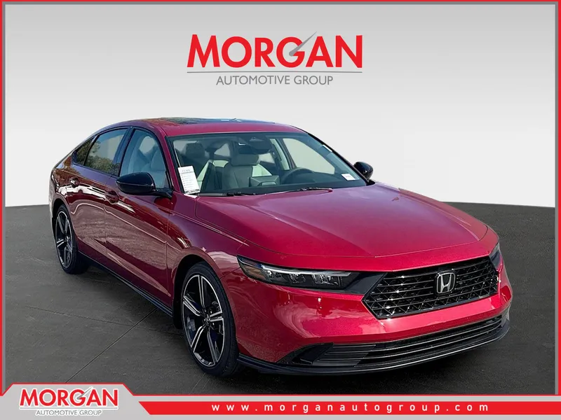 2026 Honda Accord Sedan SE in Radiant Red Metallic — front three-quarter view