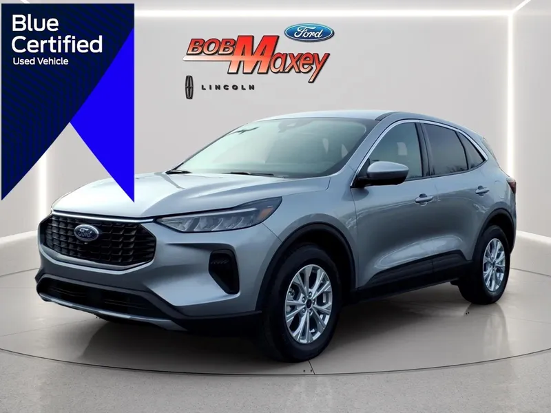 2024 Ford Escape Active in Iconic Silver Metallic — front three-quarter view