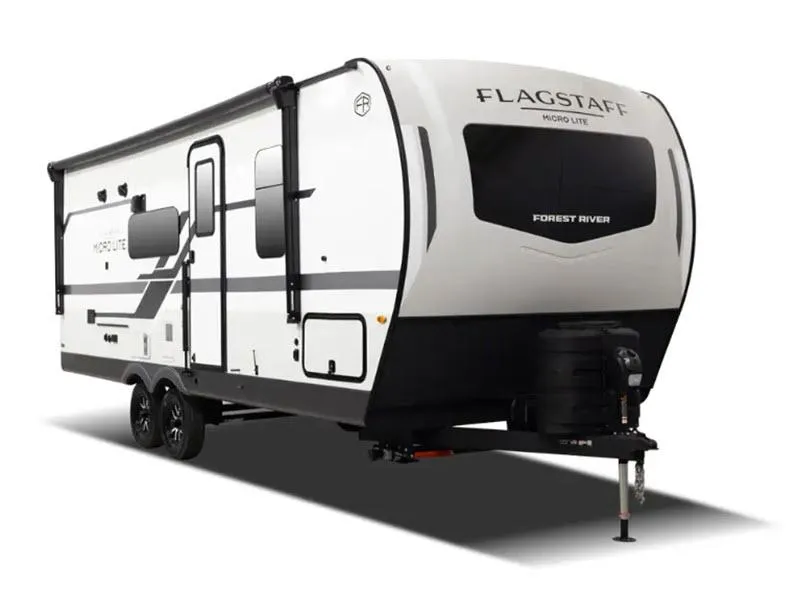 2027 Forest River RV Flagstaff Micro Lite — front three-quarter view