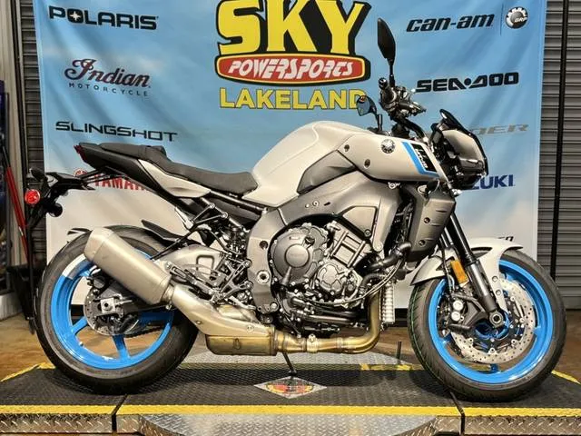 2026 Yamaha MT-10 — front three-quarter view