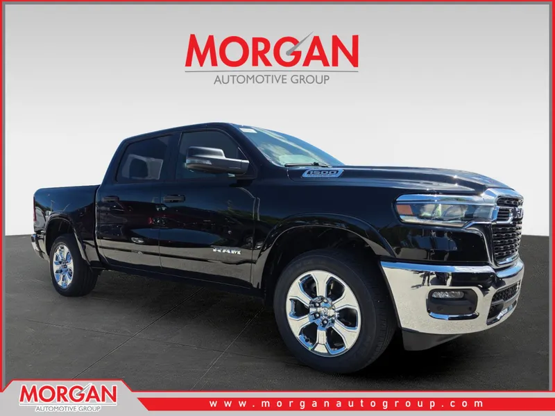 2026 Ram 1500 Big Horn/Lone Star in Black — front three-quarter view