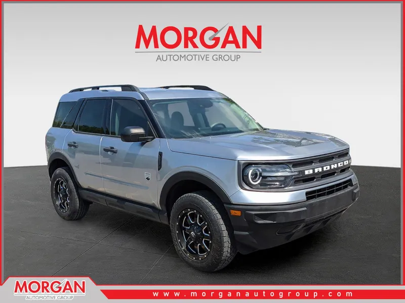 2023 Ford Bronco Sport Big Bend in Silver — front three-quarter view