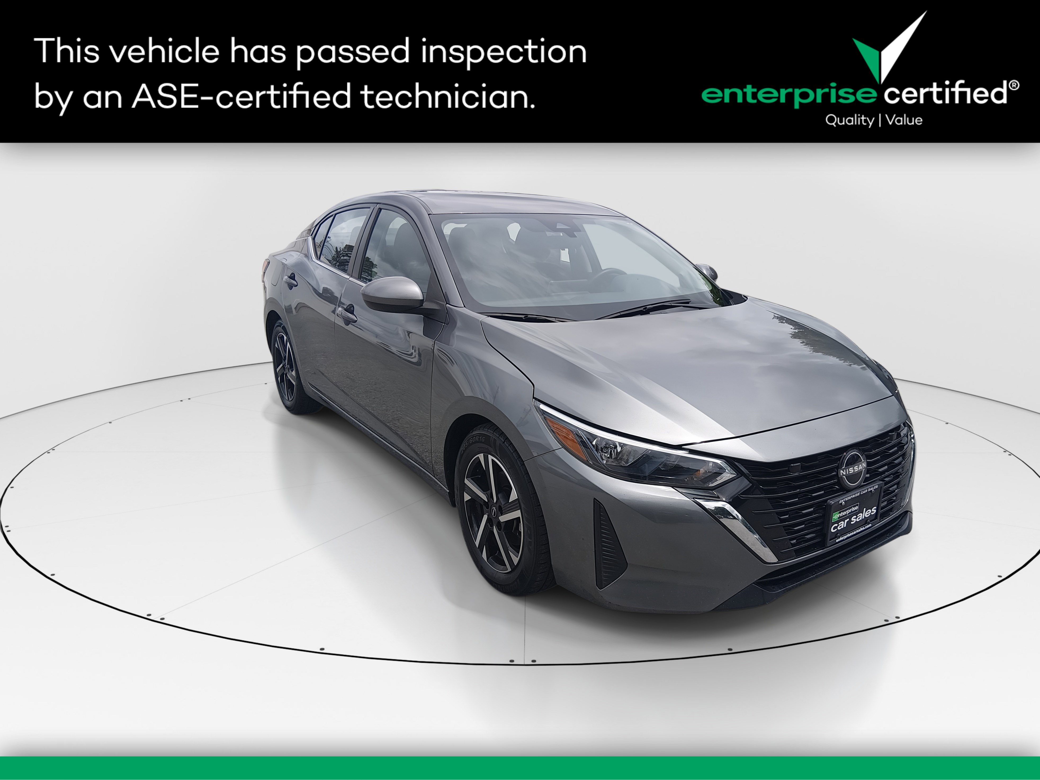 2024 Nissan Sentra SV CVT — front three-quarter view