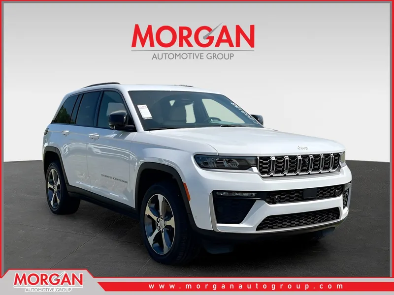 2026 Jeep Grand Cherokee Limited in White/off-white — front three-quarter view