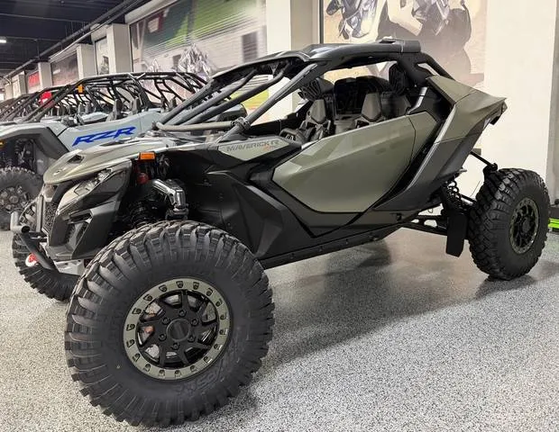 2026 Can-Am® Maverick R X rc with Smart-Shox — front three-quarter view