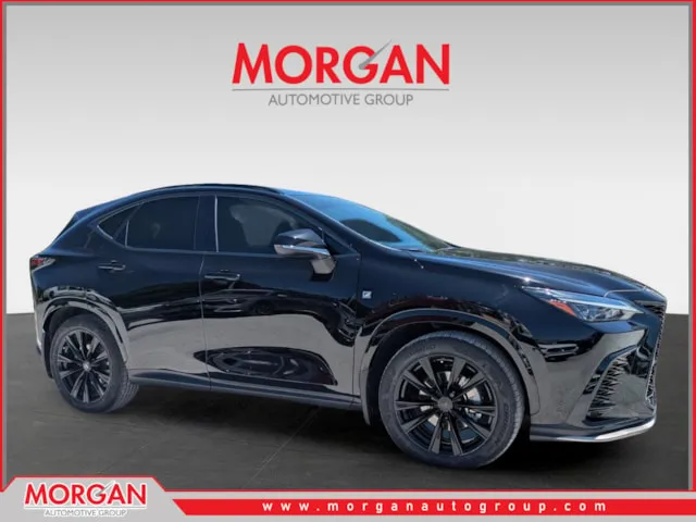 2022 Lexus NX 350 F SPORT Handling in Caviar — front three-quarter view