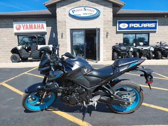2024 Yamaha MT-03 — front three-quarter view
