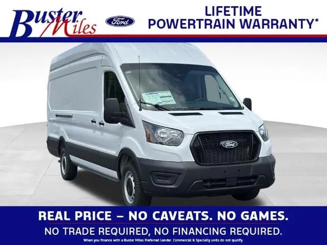 2026 Ford Transit-350 Base in Oxford White — front three-quarter view