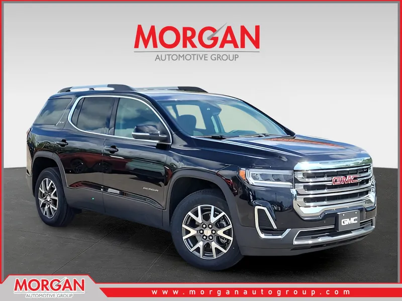 2023 GMC Acadia SLE in Black — front three-quarter view