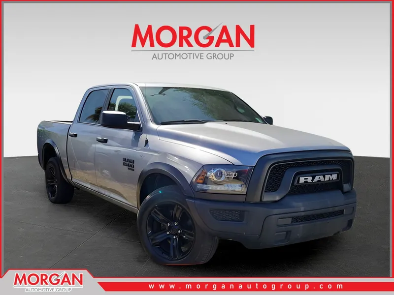 2024 Ram 1500 Classic Warlock in Silver — front three-quarter view