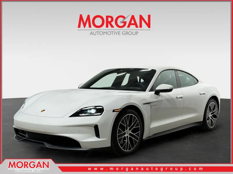2025 Porsche Taycan 4 — front three-quarter view