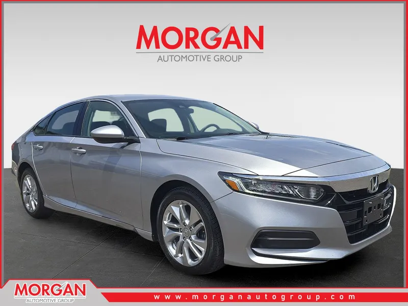 2019 Honda Accord Sedan LX 1.5T in Lunar Silver Metallic — front three-quarter view