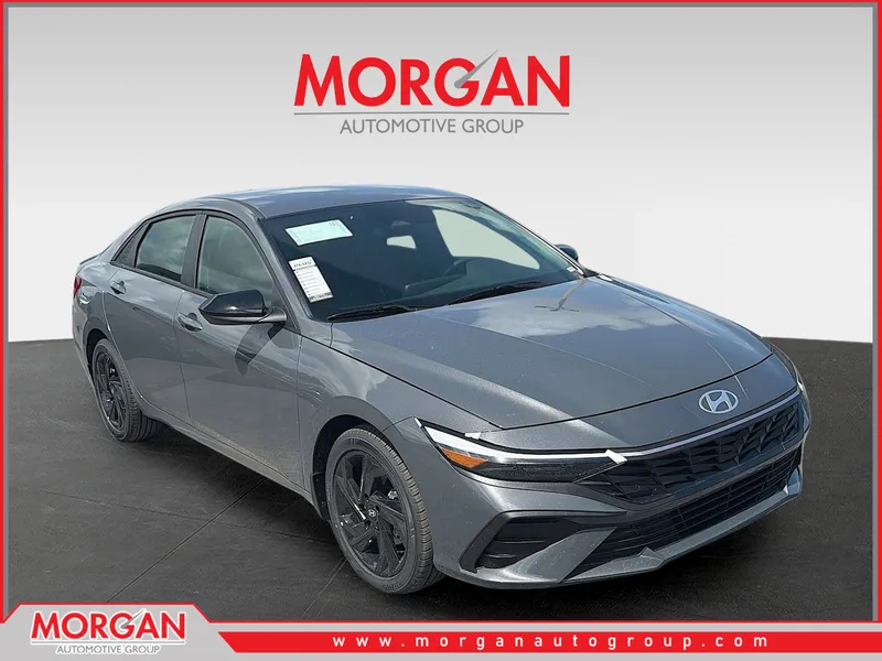 2026 Hyundai ELANTRA SEL Sport in Ecotronic Gray — front three-quarter view