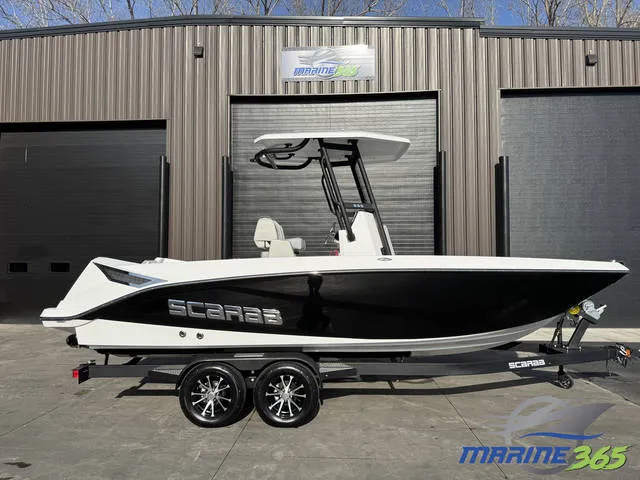 2026 Scarab 235 Open SE — front three-quarter view