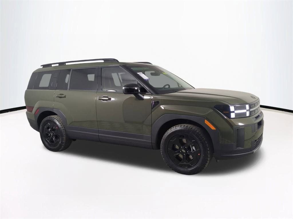 2026 Hyundai SANTA FE XRT in Green — front three-quarter view