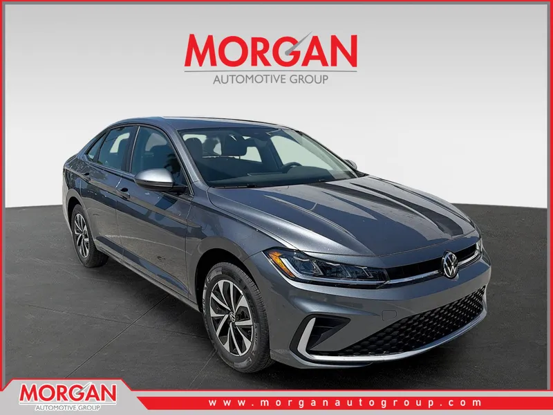 2026 Volkswagen Jetta S in Platinum — front three-quarter view