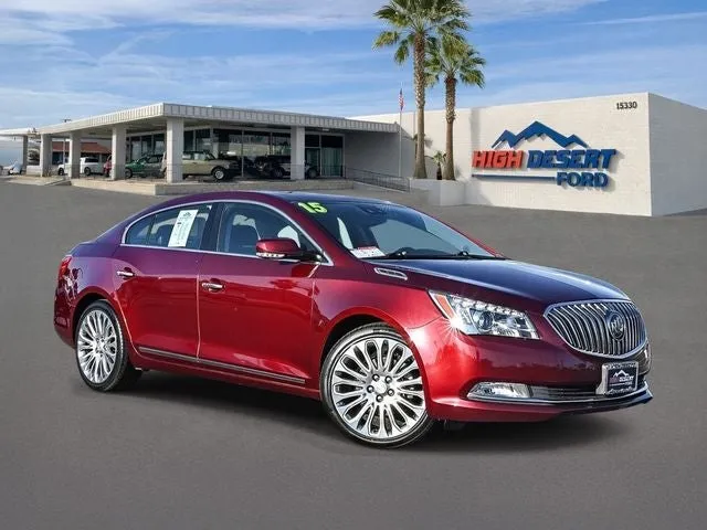 2015 Buick LaCrosse Premium II Group in Deep Garnet Metallic — front three-quarter view