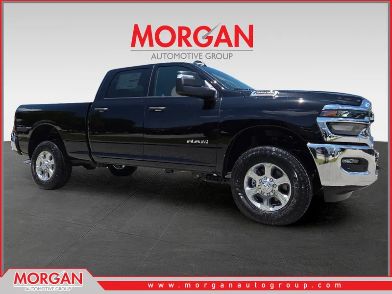 2026 Ram 2500 Big Horn in Black — front three-quarter view