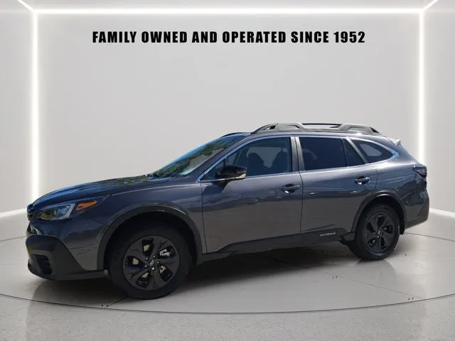 2021 Subaru Outback Onyx Edition XT in Magnetite Gray Metallic — front three-quarter view