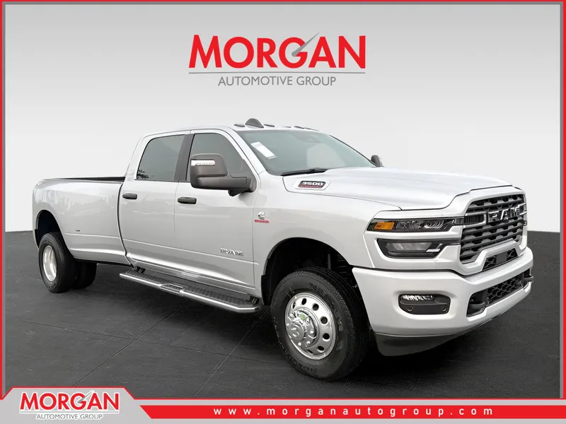 2026 Ram 3500 Big Horn in Silver — front three-quarter view