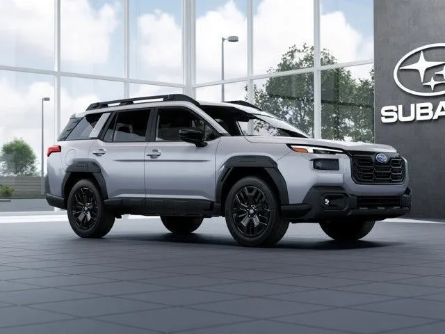 2026 Subaru OUTBACK Limited XT in Ice Silver Metallic — front three-quarter view